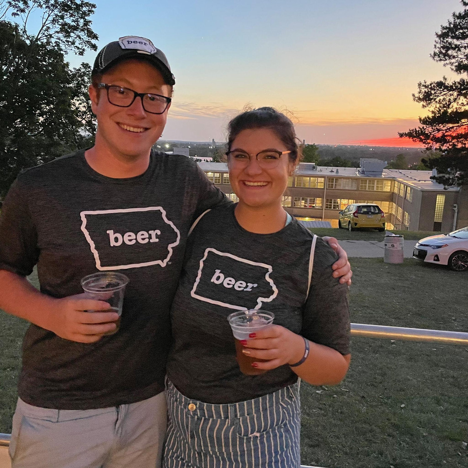 Aug 2021: Saylor joined the Carlson family tradition of working at the Iowa State Fair! They worked opposite schedules at the Top of the Vine, so Leigh's Mom, Kristin, gave him a fair tour!