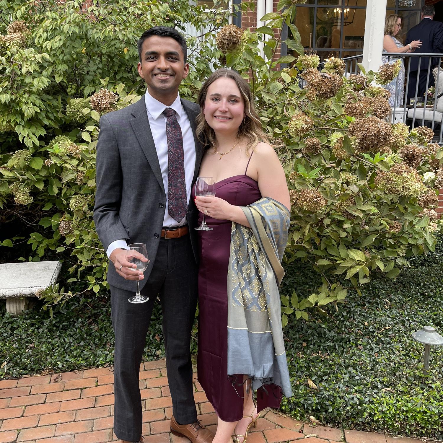 At Annie's cousin's wedding in Columbus, GA.