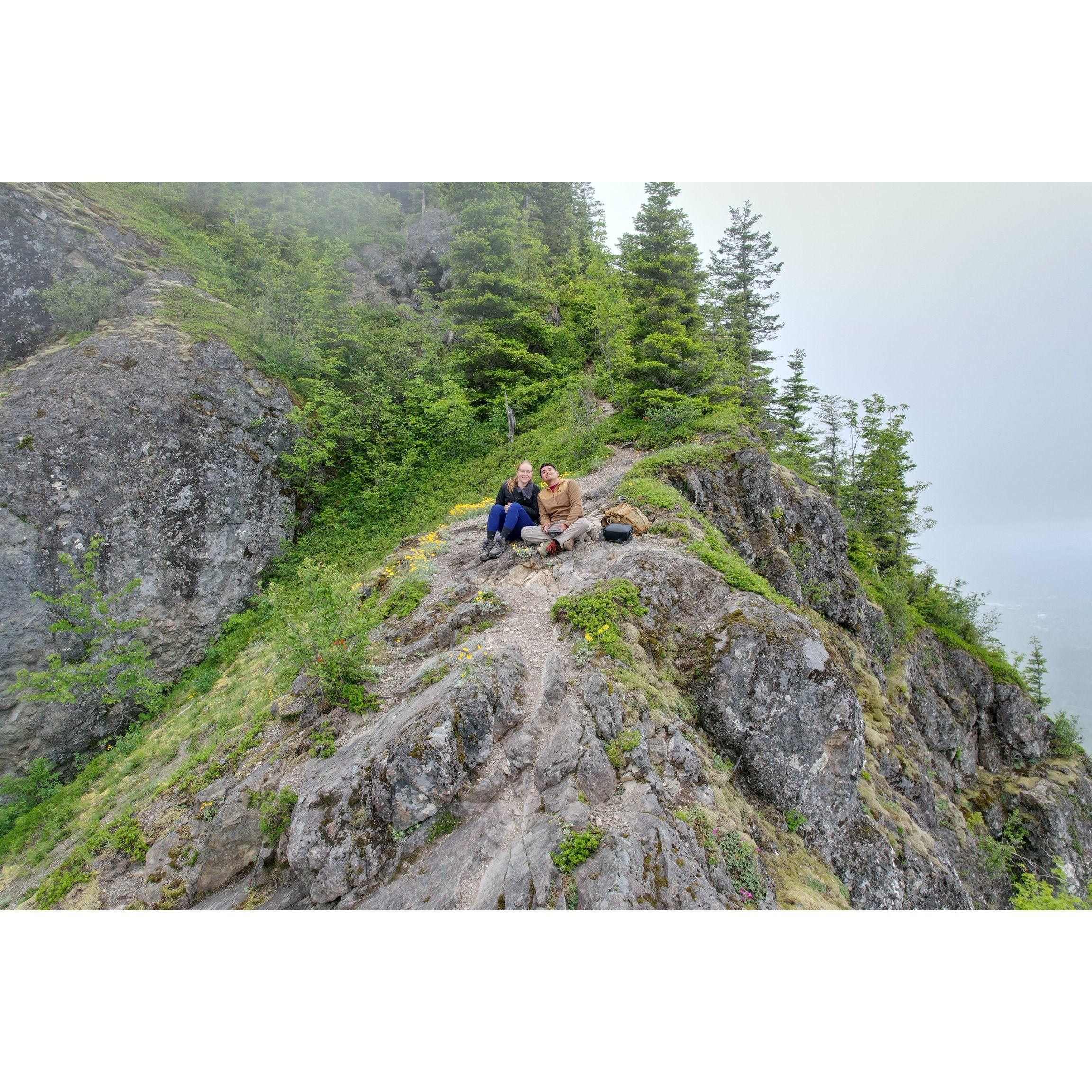 Some drone fun while hiking