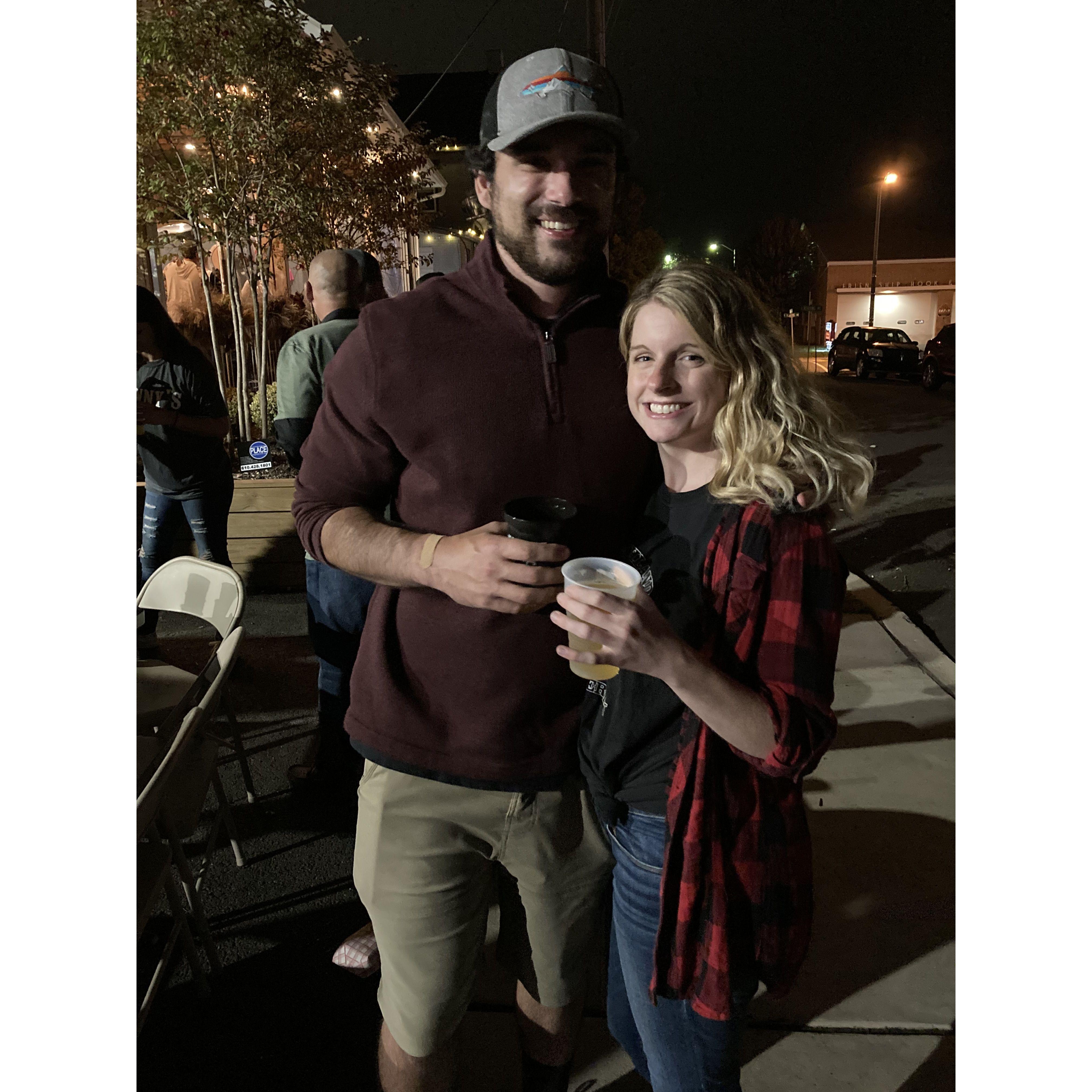 Our first picture (thanks Jake & Paige!)