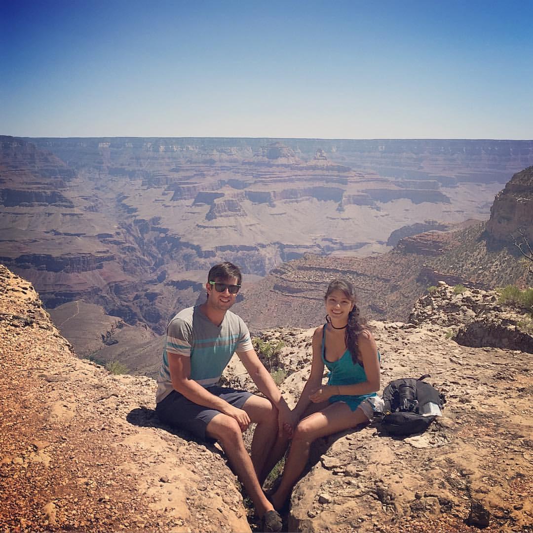 While roadtripping and car camping across the US, we stopped at the Grand Canyon to take in the magnificence!