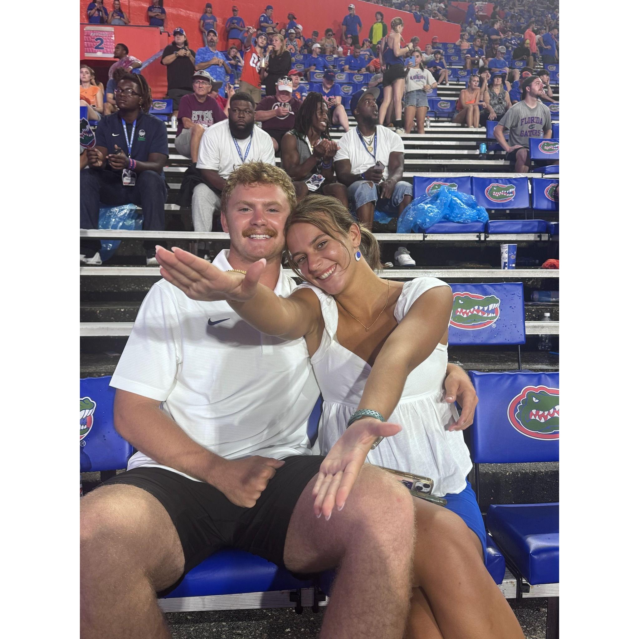 Converted Noah to be a Florida Gator Fan :)