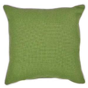 Outdoor Throw Pillow Square - Green/Linen - Threshold™