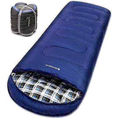 NORSENS Sleeping Bags for Adults Cold Weather 0 Degree, Lightweight Compact Backpacking Sleeping Bags with Upgraded Compression Sack, XL