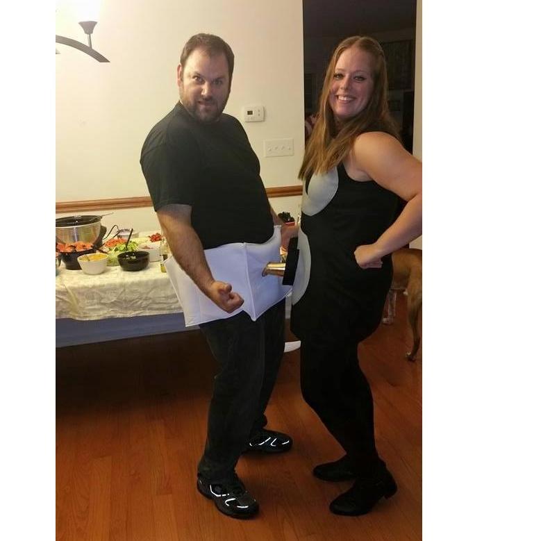 October 2015. Our first joint Halloween costume!