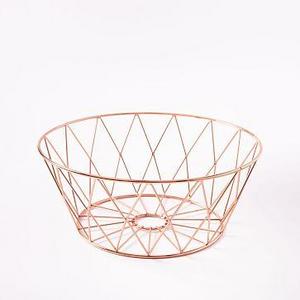 Copper Wire Fruit Bowl