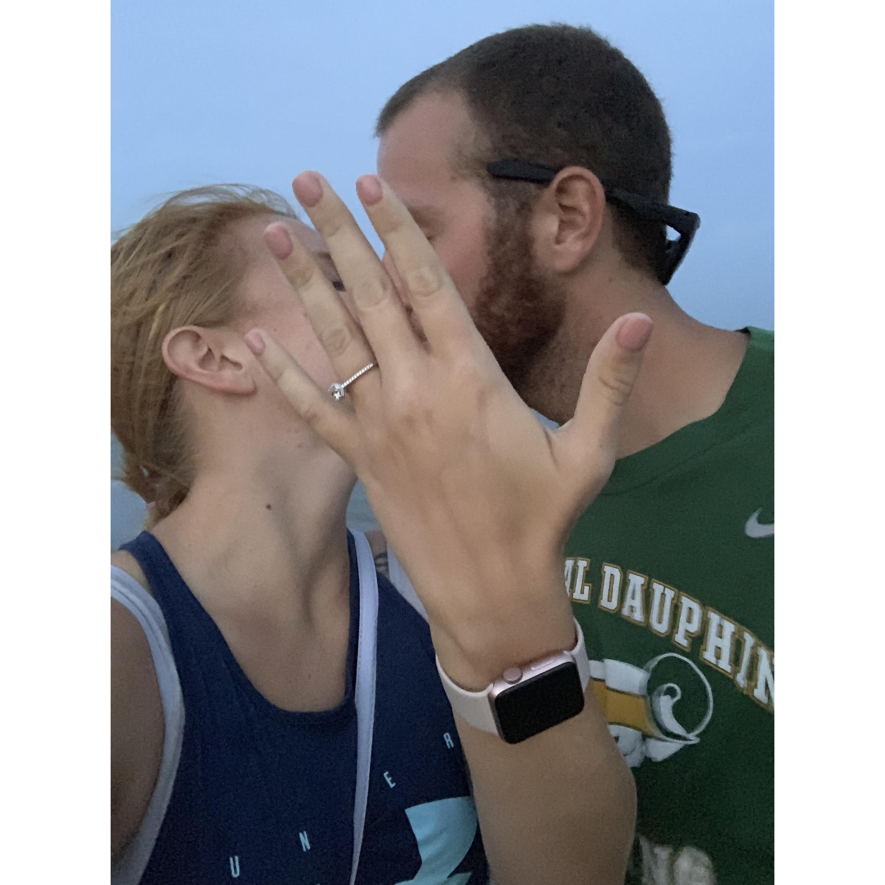 The day we got engaged May 31, 2019