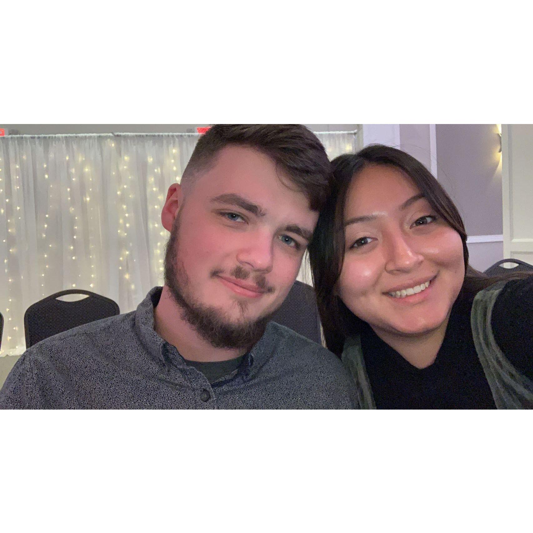 The first wedding we went to. 
10.23.2022