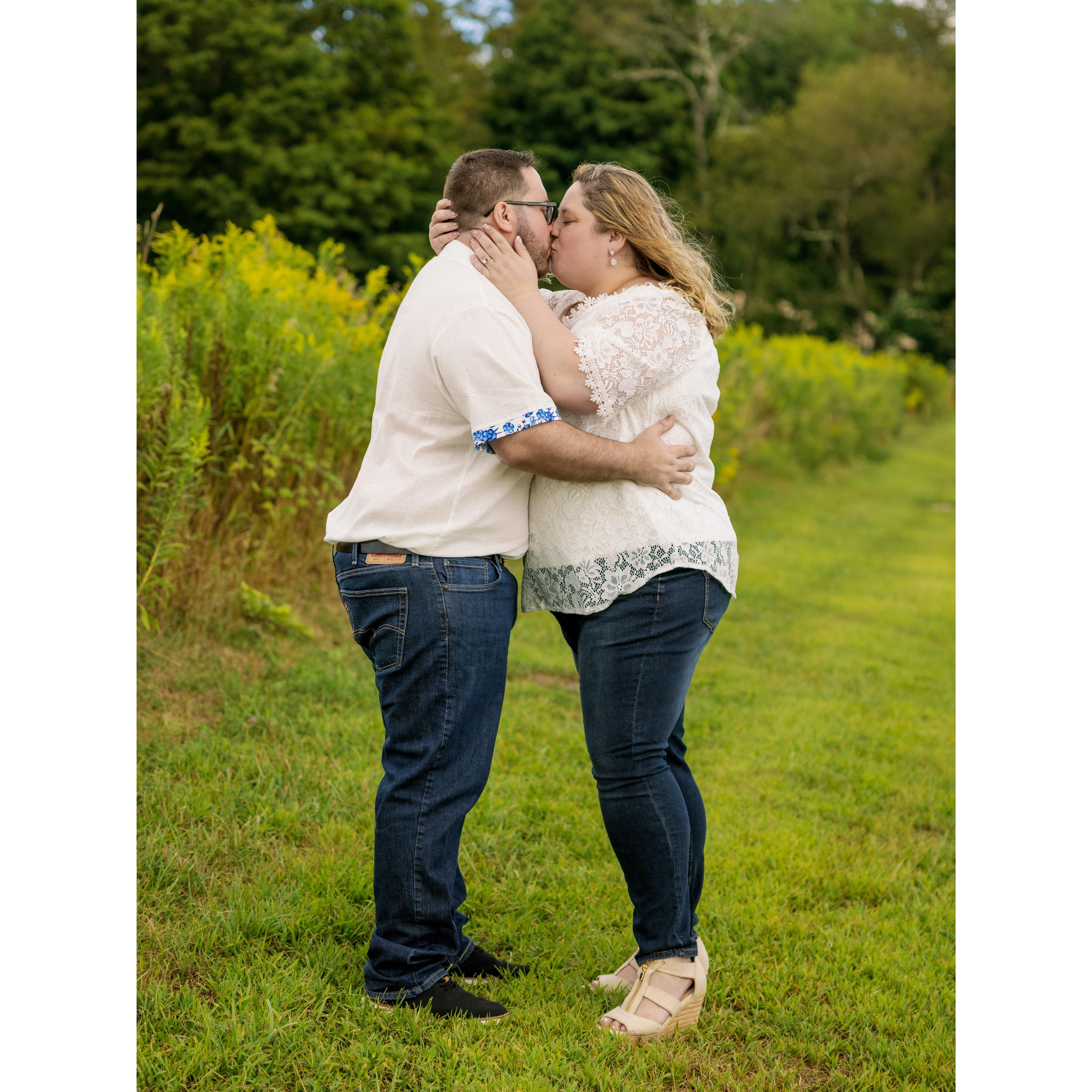 Engagement Session at Gilbertsville Farmhouse