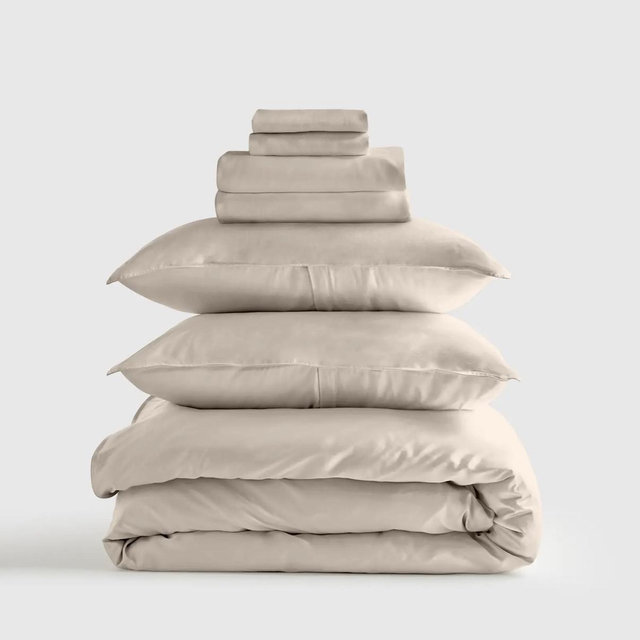 Bamboo Deluxe Bedding Bundle - Sand, King