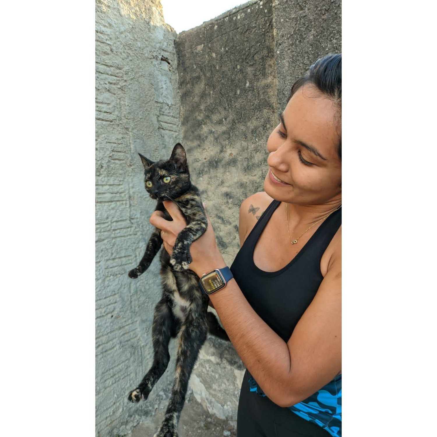 Baby Serafina when she was still living back in Brazil
