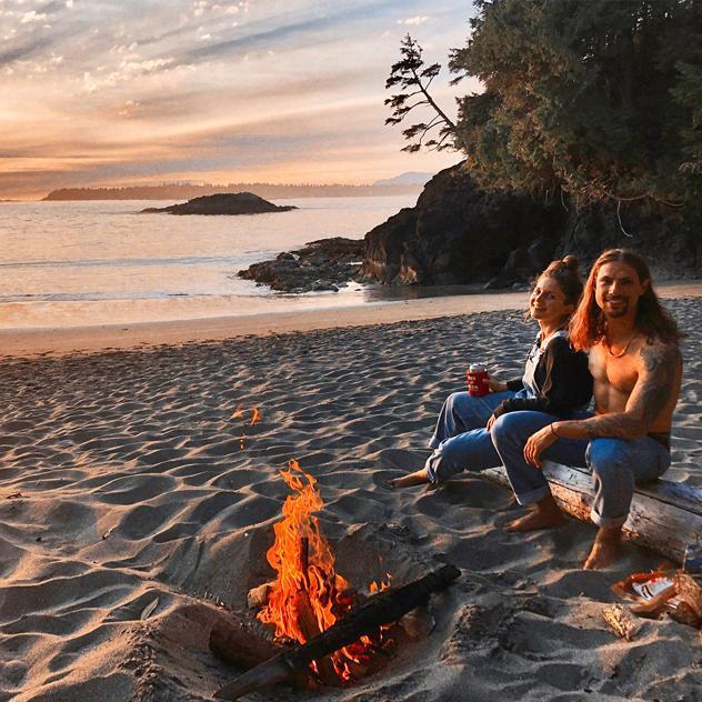 in lovely Ucluelet, on our legendary trip to BC with legendary people.. <3