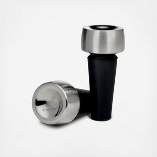 Zinc bottle stopper, Set of 2