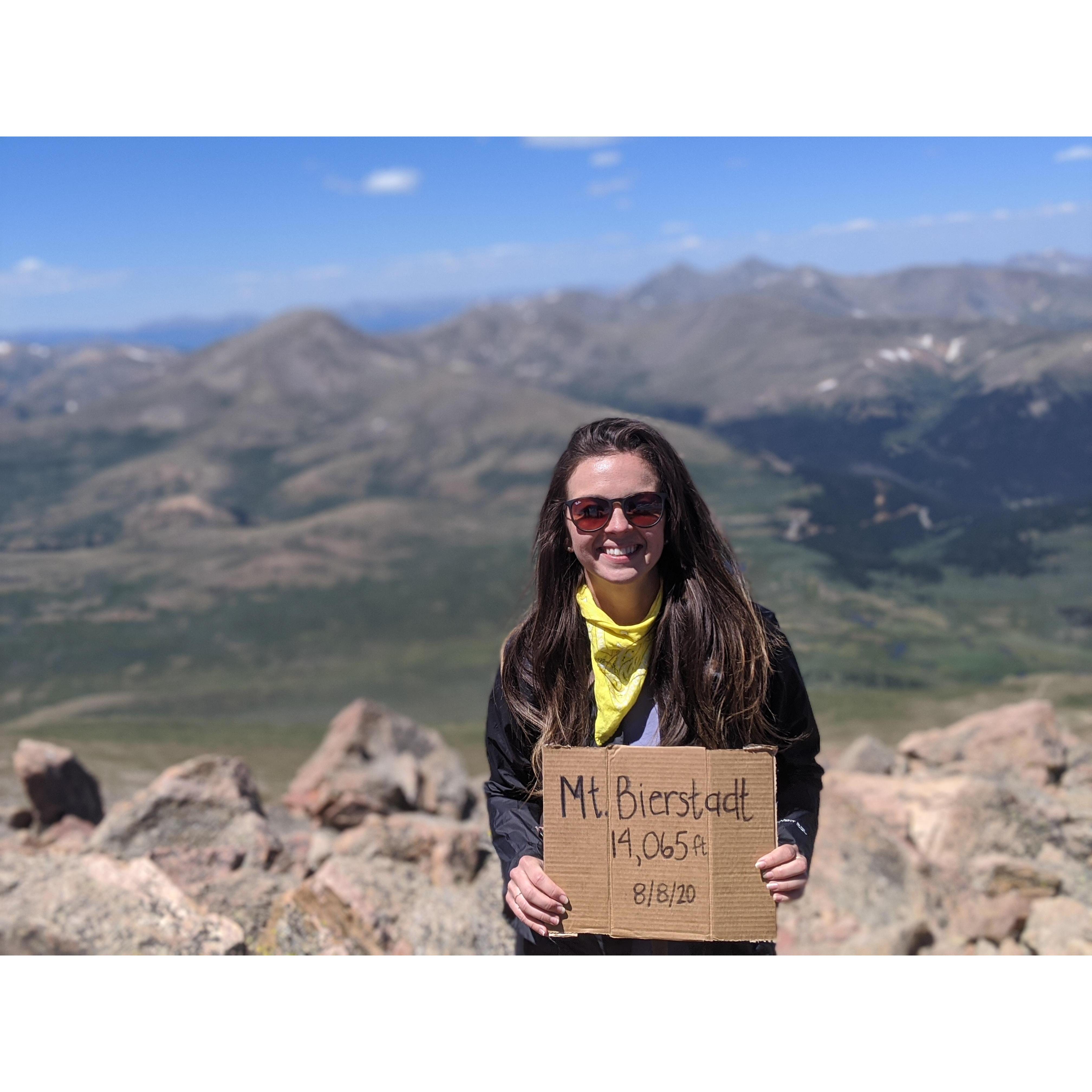 Corey's first 14er