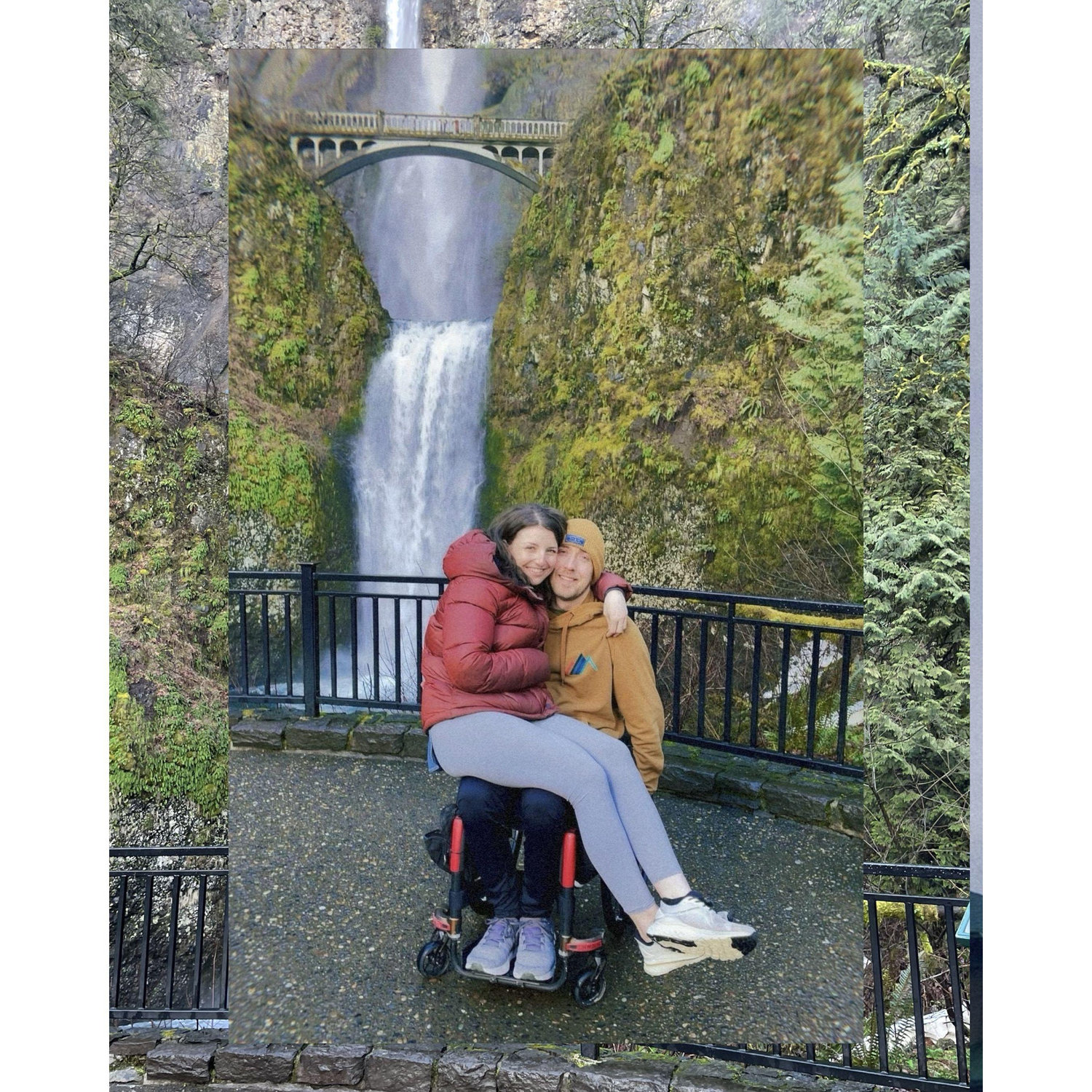 March 2024. Multnomah Falls, Oregon.