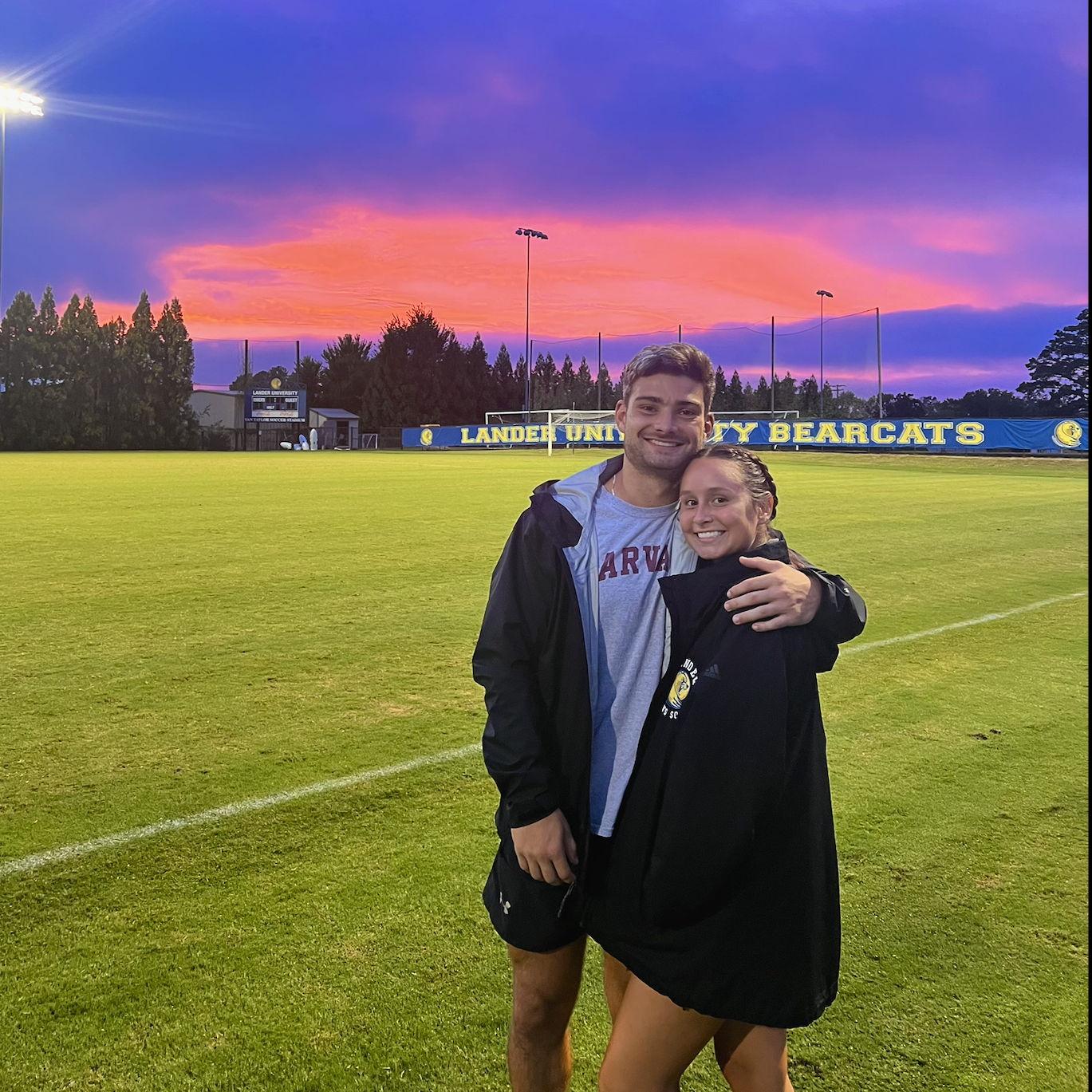 Austin and Reyna met in college through mutual friends in the summer of 2022 and immediately became inseparable. This is their first photo together, 2 weeks after meeting!