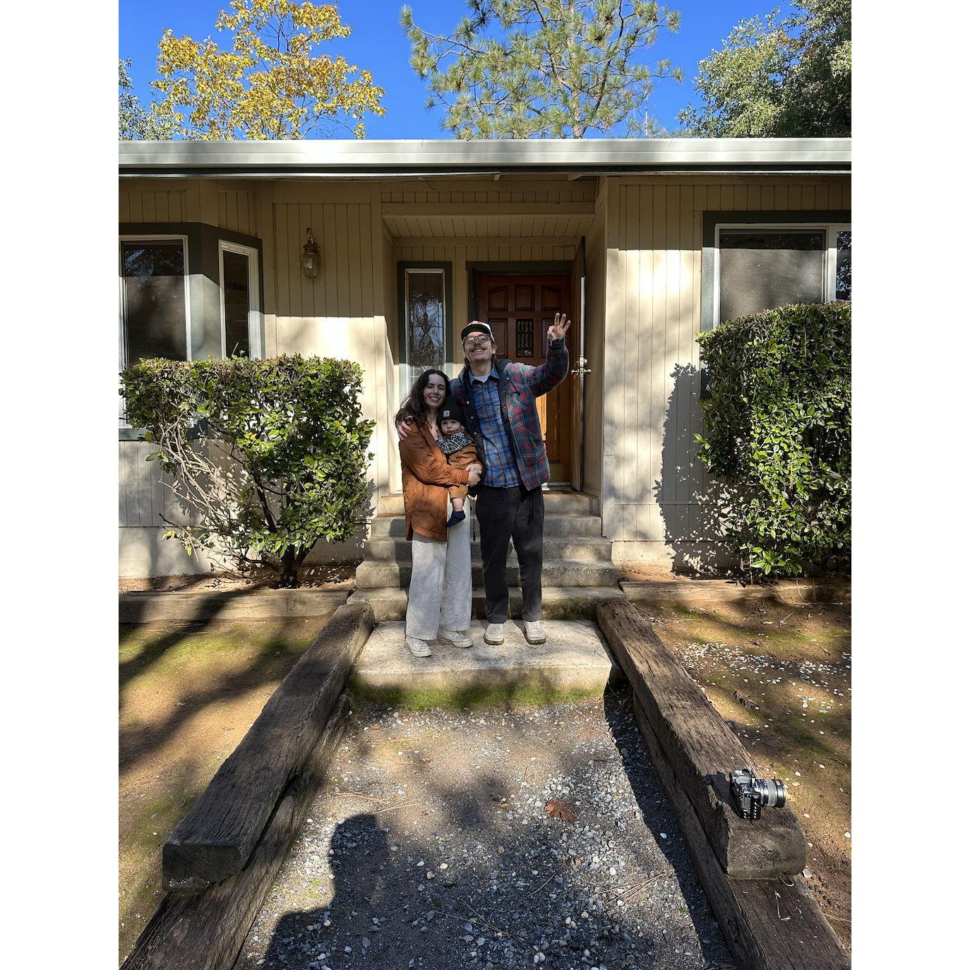 November 2024: We bought our first home in Meadow Vista, CA