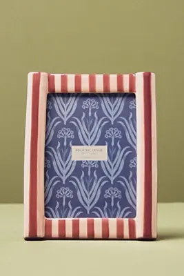 Brooke Striped Picture Frame