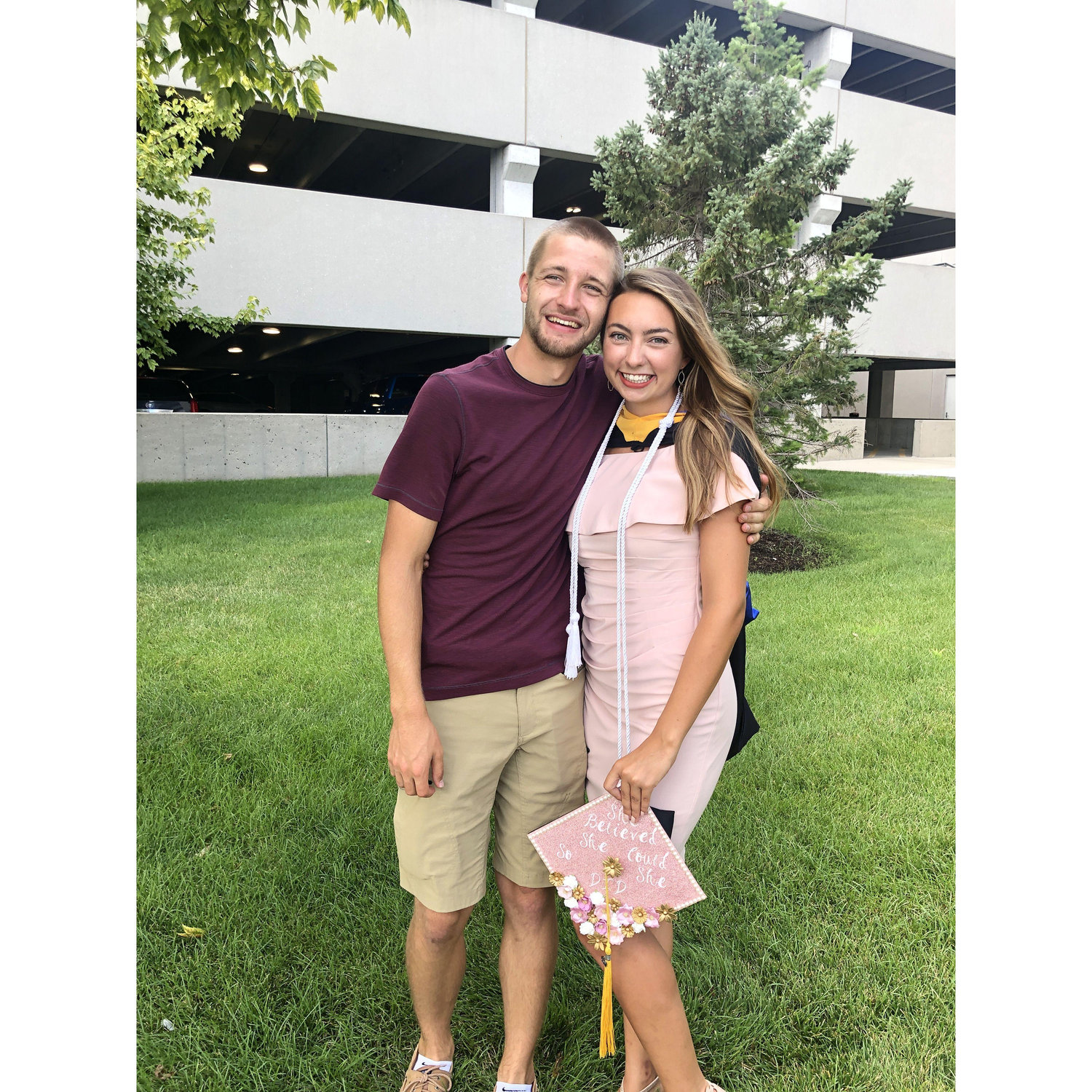 Allie's graduation with her bachelor's degree