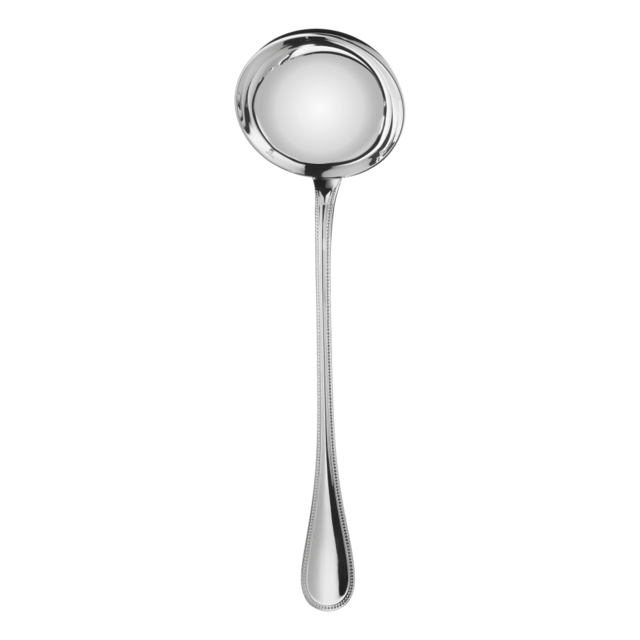 Silver-Plated Soup Ladle Perles