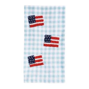 Flag Beaded Americana Towel