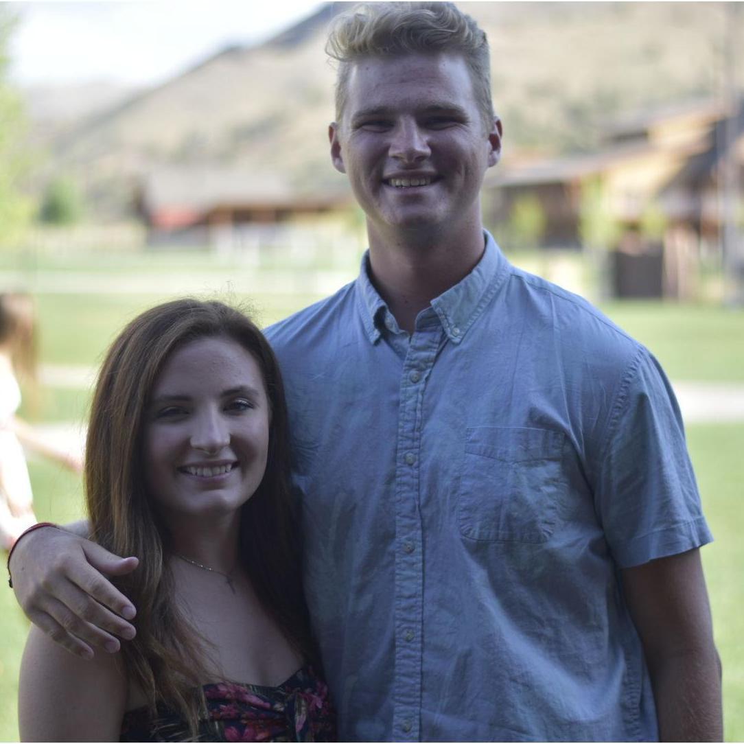 Our first photo together at Camp back in 2019