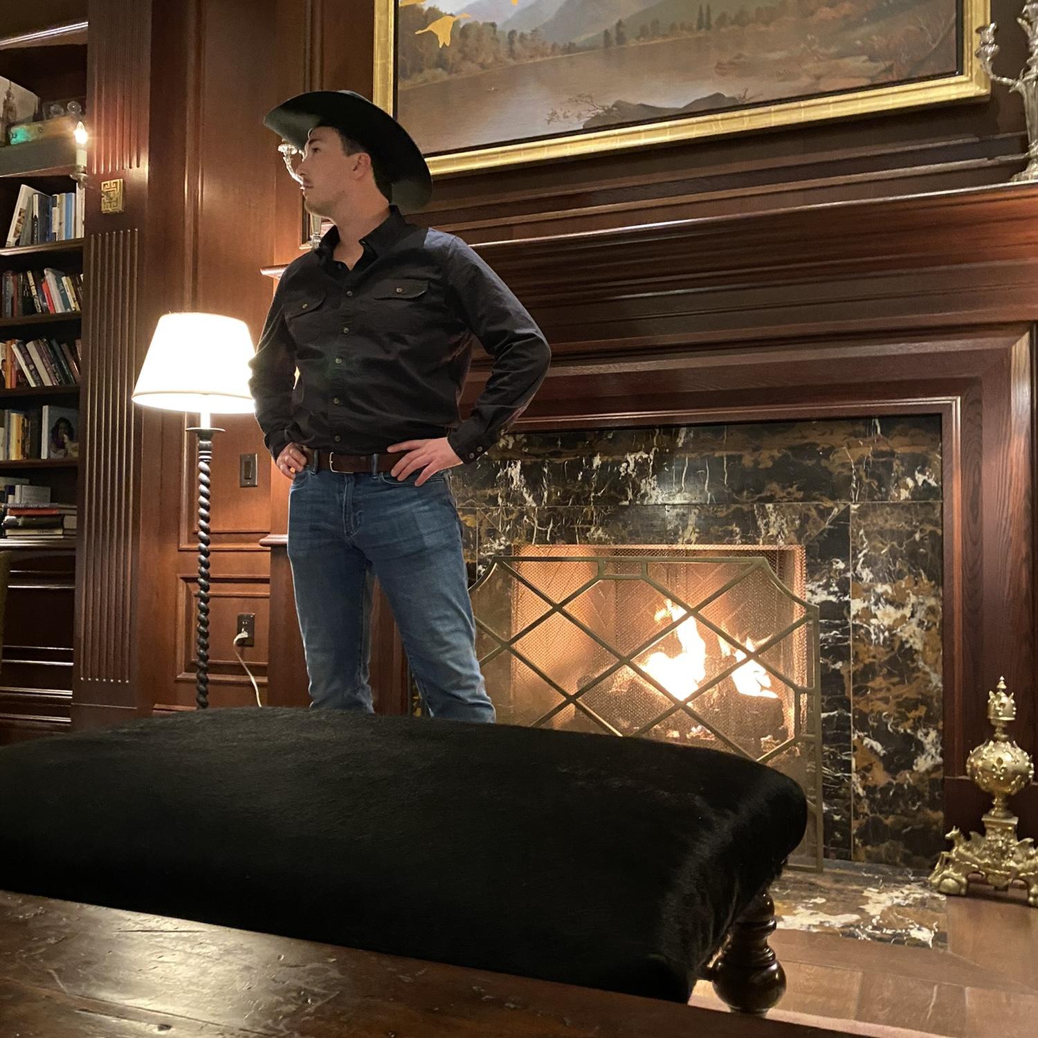 Eric channeling his inner Yellowstone