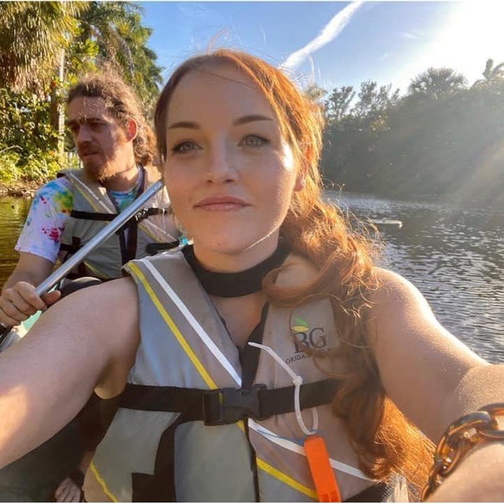 In our happy place, canoeing while listening to Possessed by Paul James, in Hugh Birch State Park