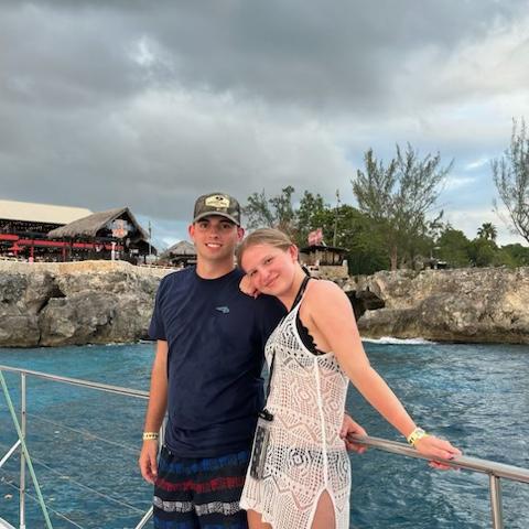 Jamaica vacay he asked me to go on with him on our first date 🥹🩷