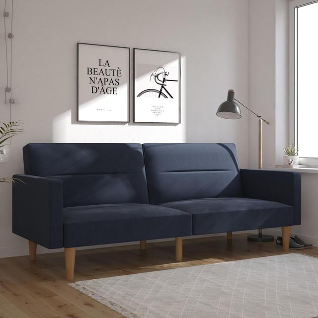 Mainstays Channel Sofa Bed, Navy