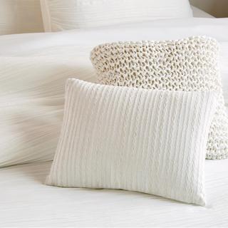 City Pleat Vertical Knit Pillow