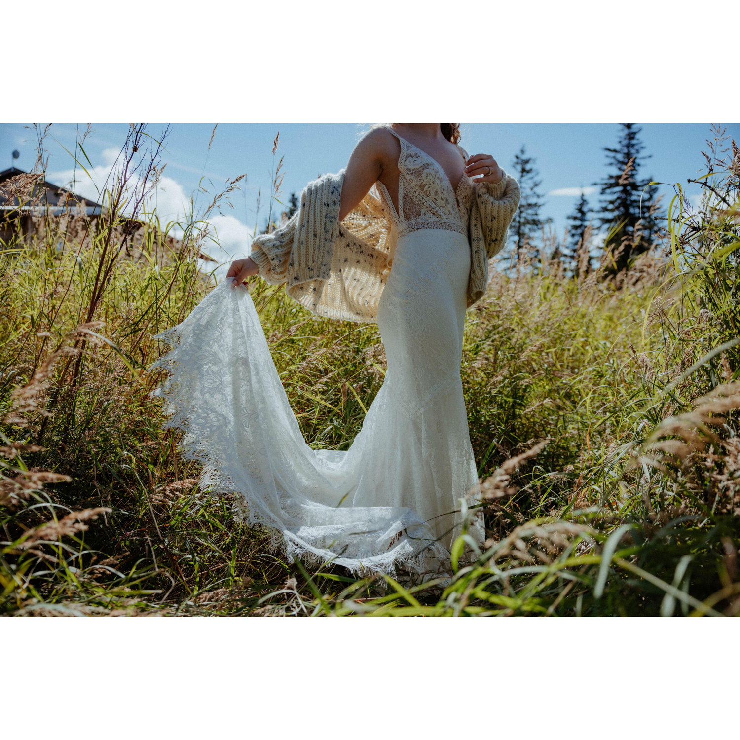 The wedding dress