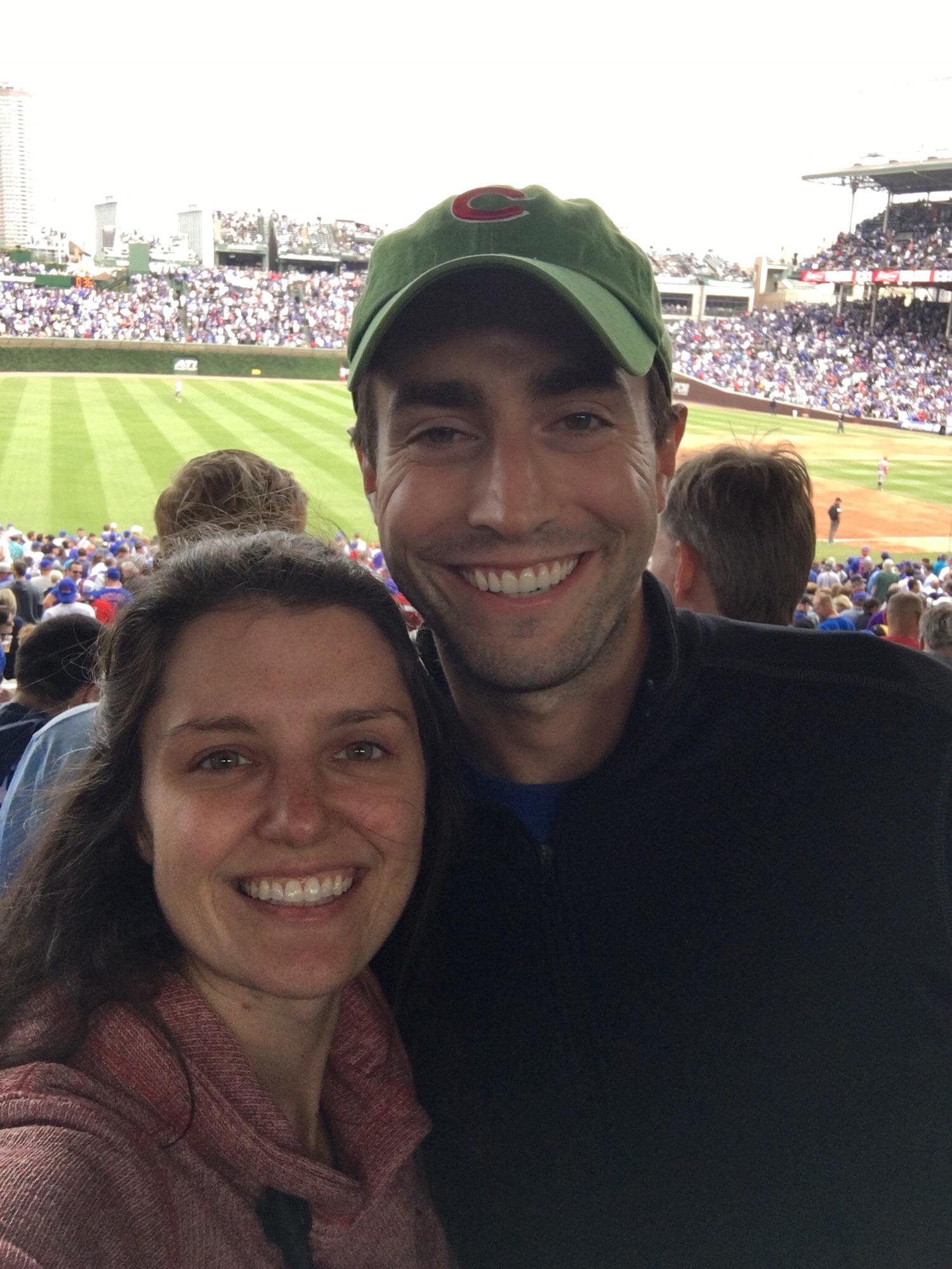 First Cubs game after the big move!