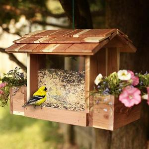 Cedar Planter Hopper Bird Feeder