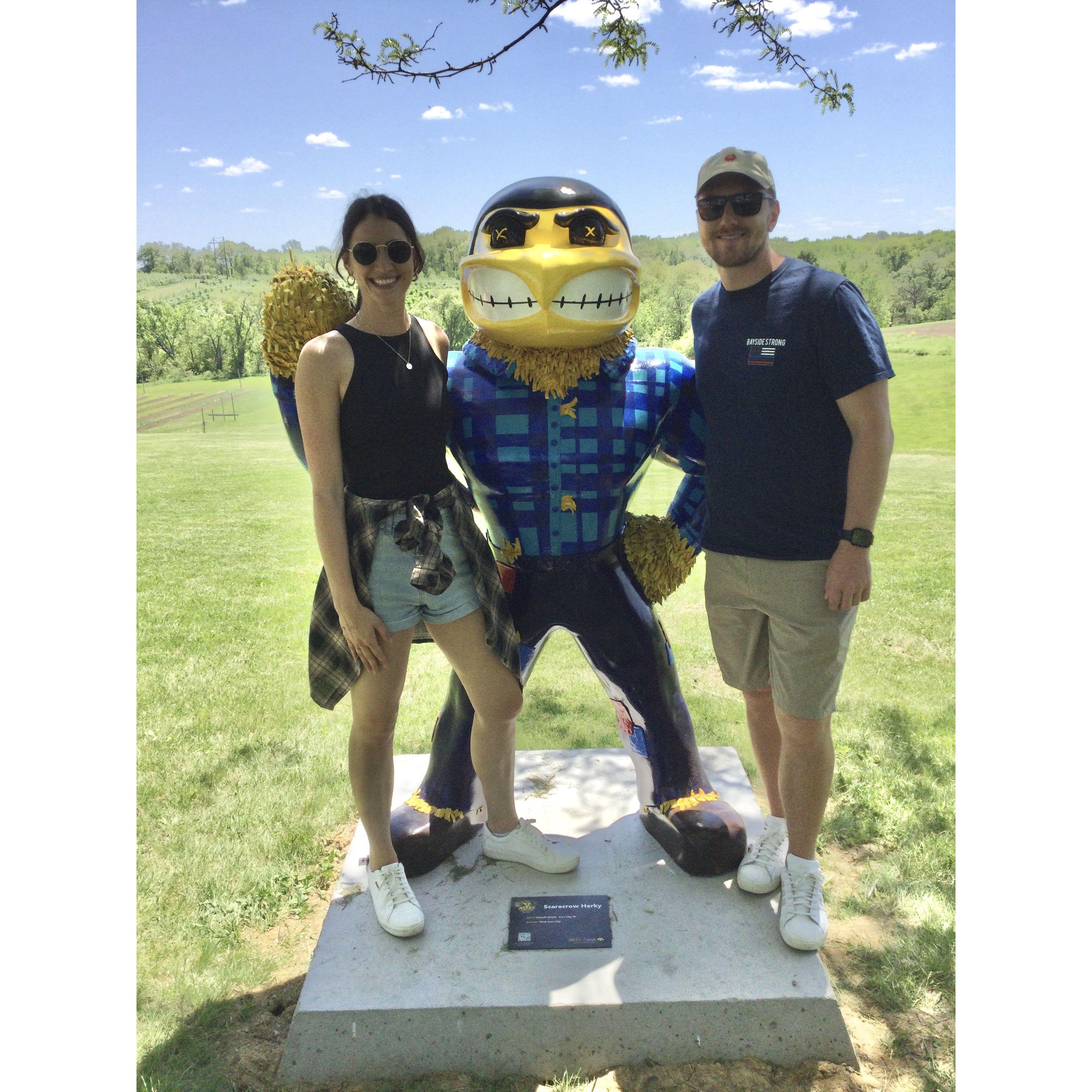 Photo op with Herky