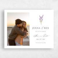 White Wedding Save the Date - Marat Photo