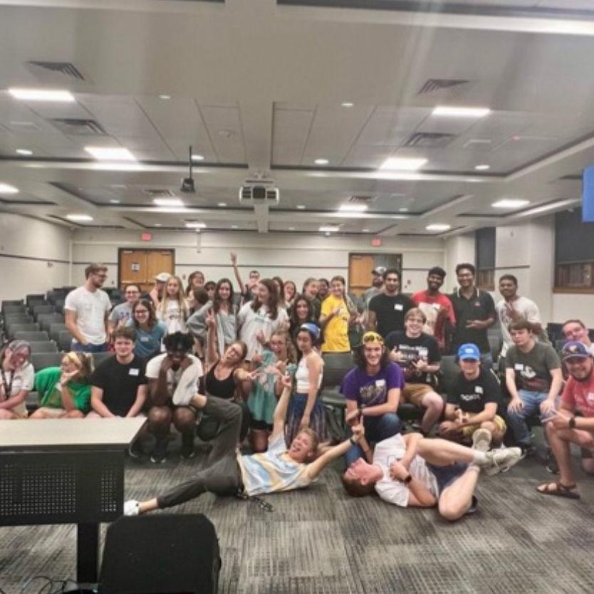the first meeting of our Christian campus ministry! this is the first time we met, but we didn't talk for weeks.