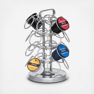 4-Tier Revolving Coffee Pod Carousel