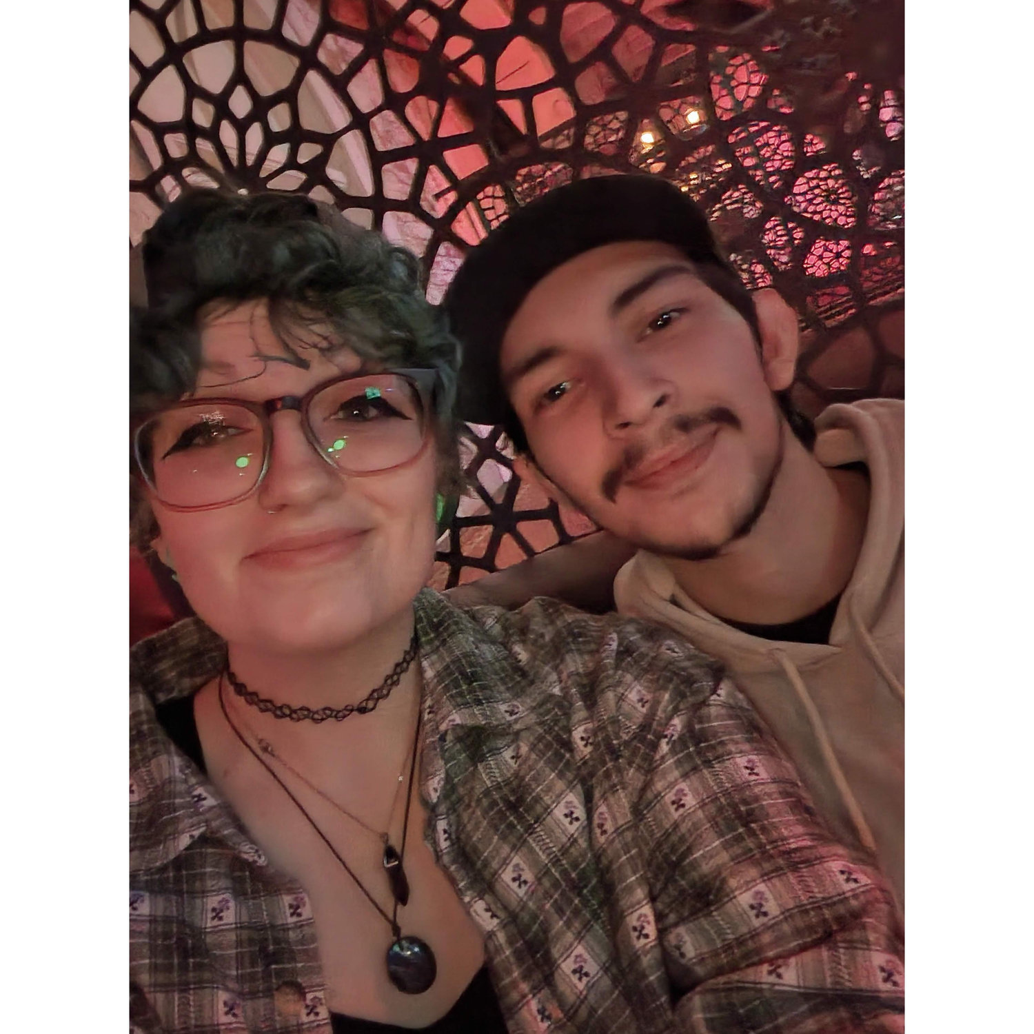 Rare sighting of us outdoors, enjoying ourselves. January 2023