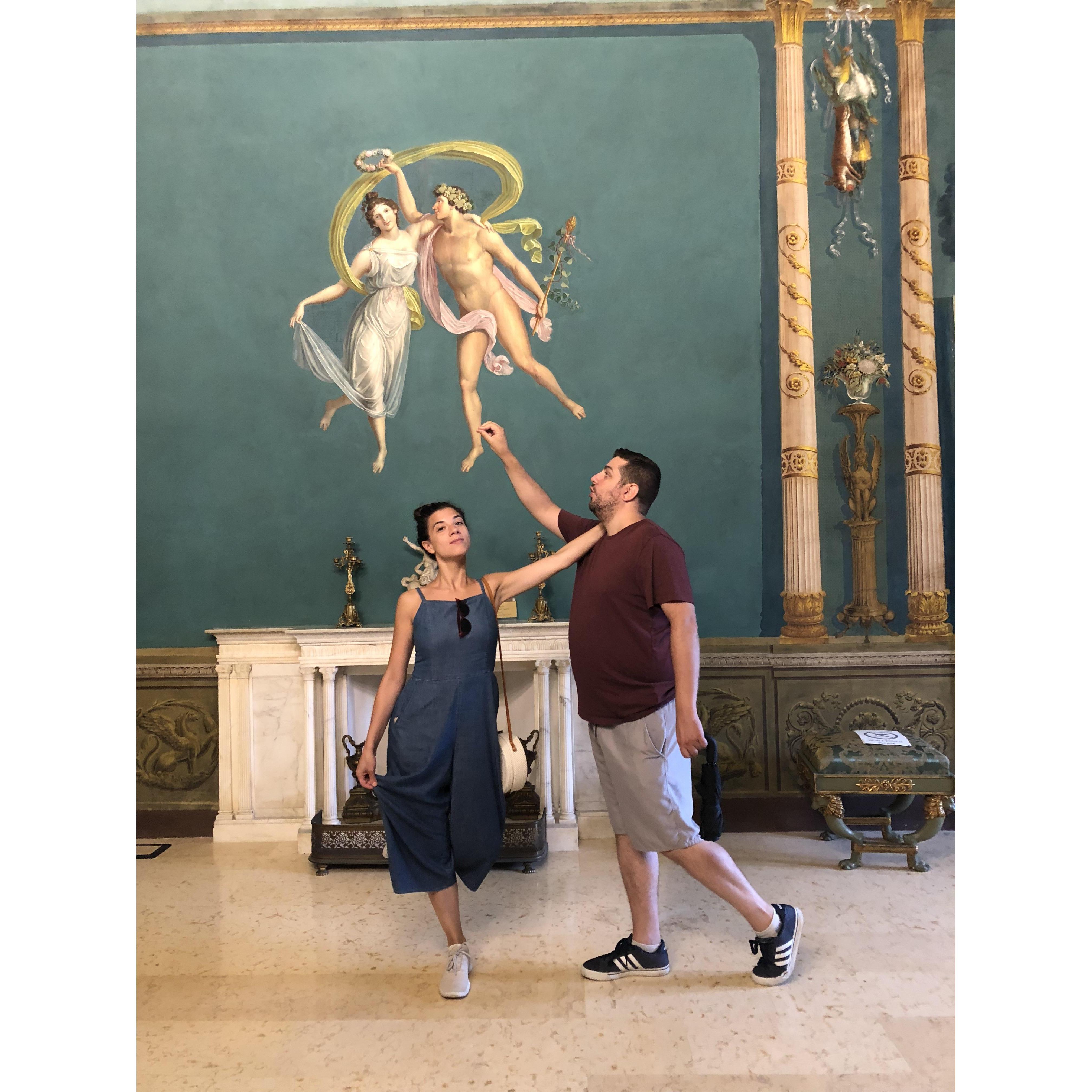 Taken in one of the many art museums in Palermo