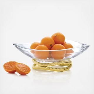 Braid Gold Centerpiece Bowl