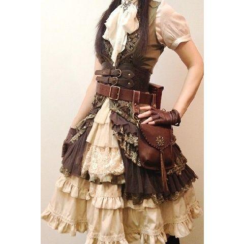 Steampunk dress