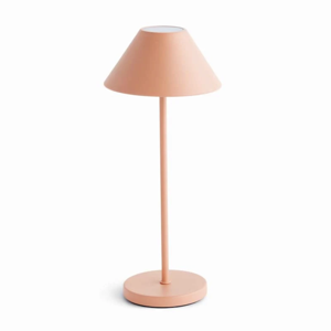 Metal Shade Rechargeable Cordless Lamp, Pink Large