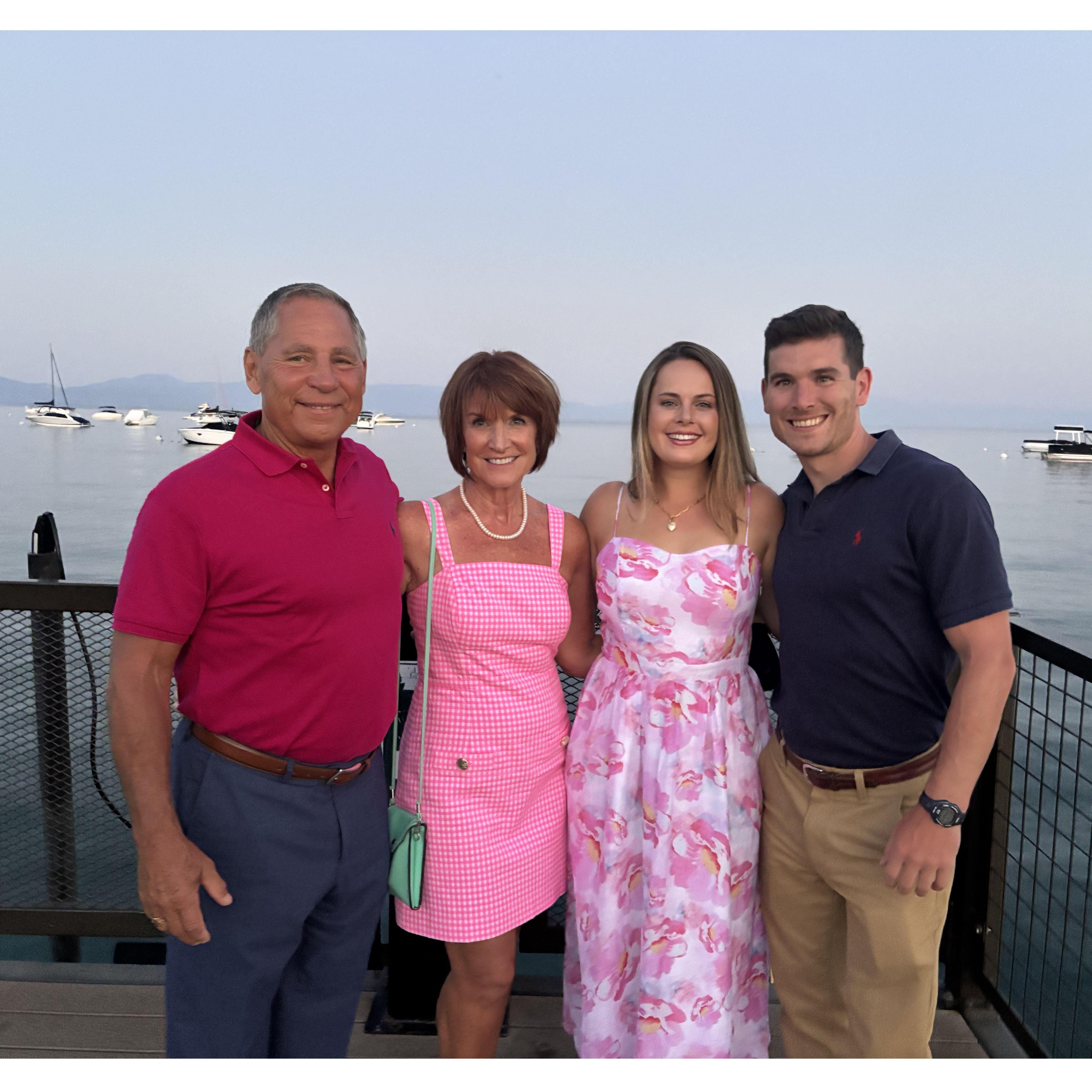 The last couple years we have had the pleasure of celebrating many of our friend's weddings! During a recent wedding, we were able to spend time with Alec's parents Mike and Lenore at Lake Tahoe!