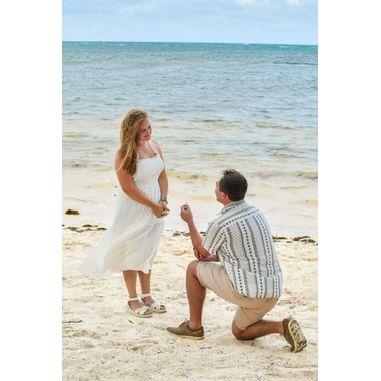 Brandon proposed on our first international trip to Punta Cana, Dominican Republic in August 2023.