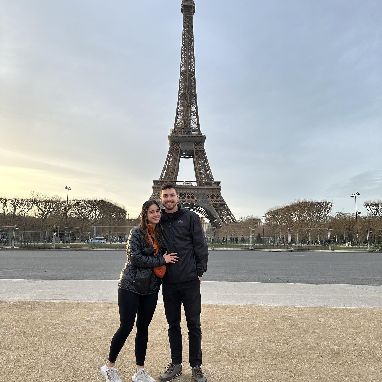 We travelled to Paris over Spring break '22