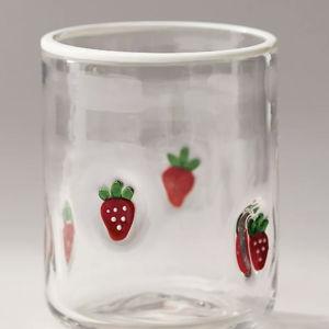 Strawberry Icon Juice Glass