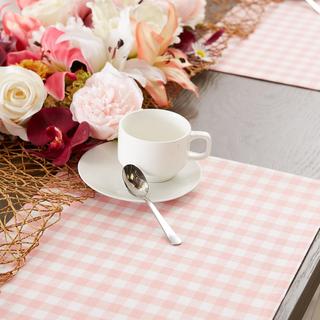Reversible Gingham/Buffalo Check Cotton Placemat, Set of 4