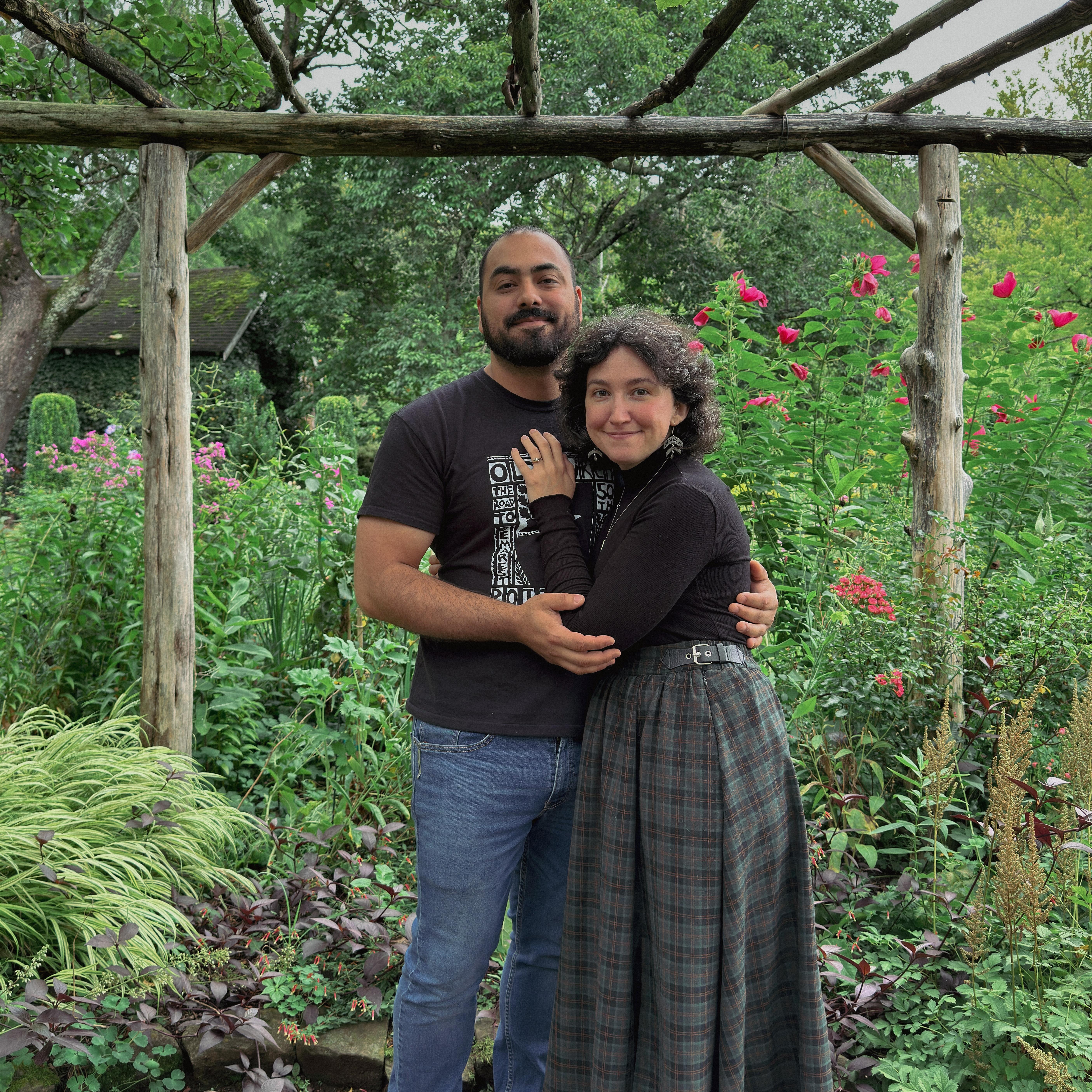 Very excited to be newly engaged at Willowwood Arboretum (also our wedding ceremony venue)! 2025.