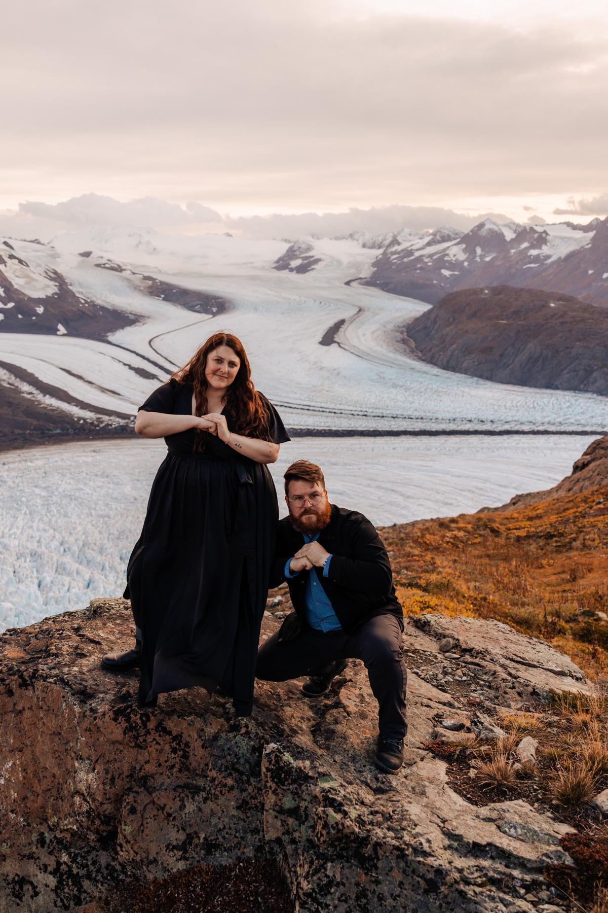 Engagement photos in Alaska (you’re not hardcore, unless you live hardcore)